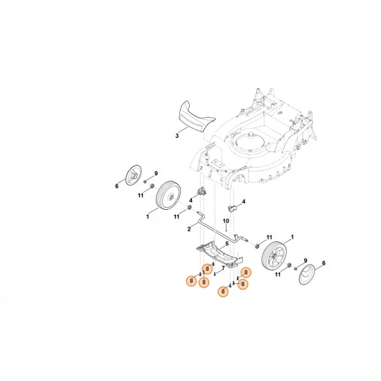 Stihl  Śruba IS AP6x20 9076 611 4430